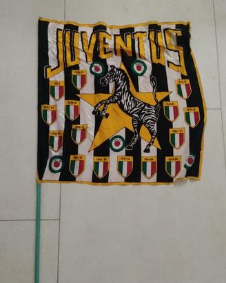Bandiera Juventus 1976-77 Coppa Uefa Scudetto Squa