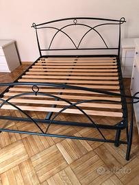 Letto matrimoniale rete e materasso