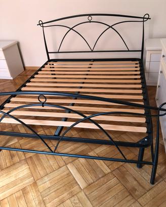 Letto matrimoniale rete e materasso