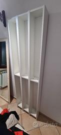 3 Porta CD Ikea bianco con mensole