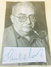 Autografo di Claude Chabrol