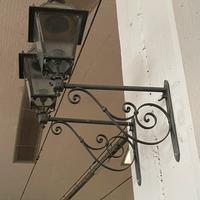 Set 2 Lanterne fiorentine in ferro battuto