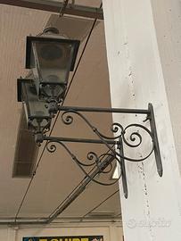 Set 2 Lanterne fiorentine in ferro battuto