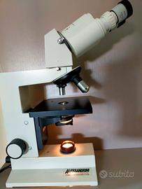 Microscopio Eduval 4  vintage  