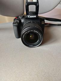 Canon eos 2000d + doppia batteria e treppiede