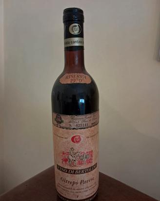 Vino Oltrepò Pavese riserva numerata del 1970