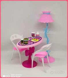 Playset casa giochi bambola Barbie accessori sedia