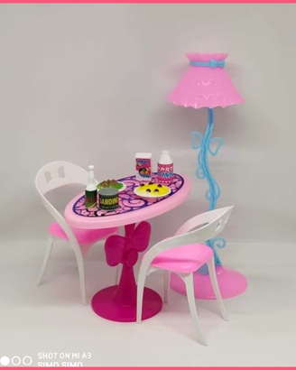 Playset casa giochi bambola Barbie accessori sedia