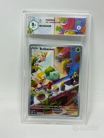 Carta pokemon bulbasaur graad 9,5 corona astrale