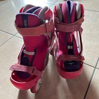 Roller bambina PLAY3 rosa-lilla – taglia regolabil