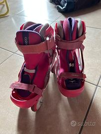 Roller bambina PLAY3 rosa-lilla – taglia regolabil