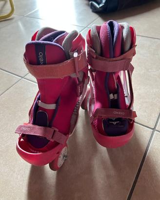 Roller bambina PLAY3 rosa-lilla – taglia regolabil