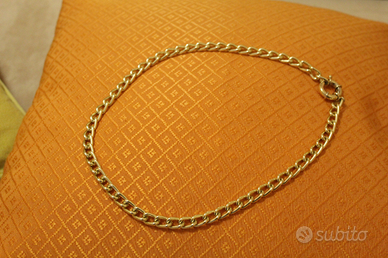 Collana girocollo a catena bronzo