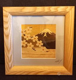 QUADRETTO STILE GIAPPONESE - MONTE FUJI