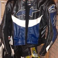 tuta da motociclista in pelle Alpinestars 