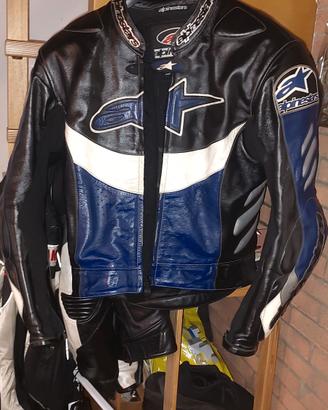 tuta da motociclista in pelle Alpinestars 