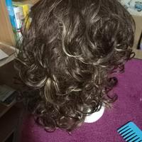 parrucca cascata di ricci 