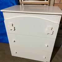 Mobile fasciatoio con vaschetta Erbesi