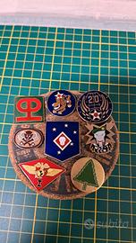 Collezione 8 Spille Smaltate Militari | US Army.