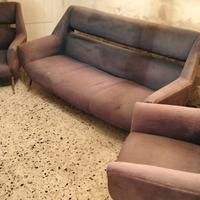 Set Divano e Poltrone Vintage