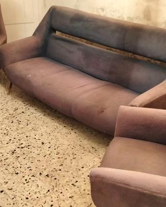 Set Divano e Poltrone Vintage