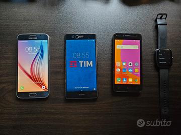 Quattro dispositivi samsung huawei lenovo amazfit