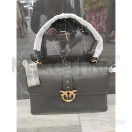 BORSA PINKO LOVE ONE EXTRA SLOUCHY PELLE NERA