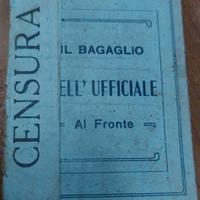 Militaria IL BAGAGLIO DELL' UFFICIALE Al Fronte