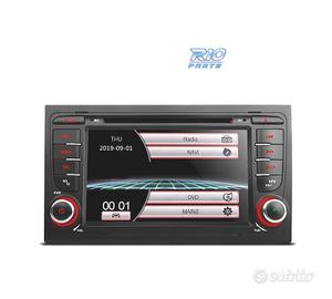 NAVIGATORE RADIO 7" PER AUDI A4 B6 B7 00-07 USB G