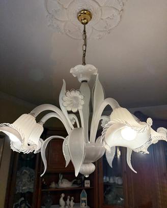 Lampadario vetro Murano
