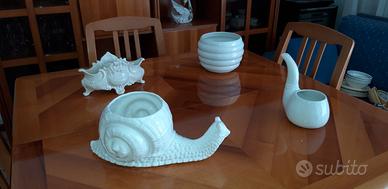 Vasi ceramica bianchi