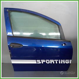 Porta Anteriore Destra DX BLU FIAT GRANDE PUNTO 2Y