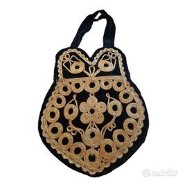 borsa velluto e oro
