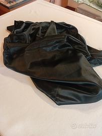 Stoffa in raso nera 154x154