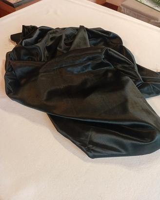 Stoffa in raso nera 154x154