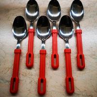6 cucchiai inox