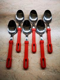 6 cucchiai inox