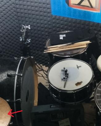 Batteria completa + Iron Cobra + mixer + piatti