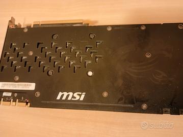 Scheda grafica GTX 1070+case msi