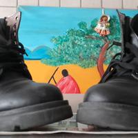 stivaletti anfibi donna