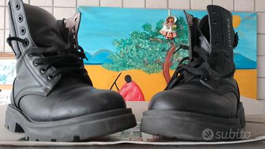 stivaletti anfibi donna