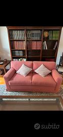 Divano rosa  di altissima qualità 170 cm