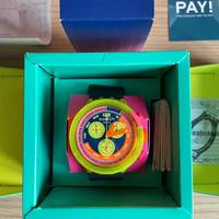 Swatch Neon to the Max PAY! Chrono 2023 Full set