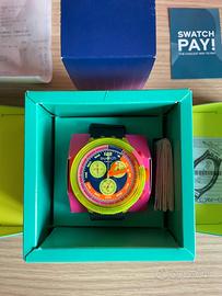 Swatch Neon to the Max PAY! Chrono 2023 Full set
