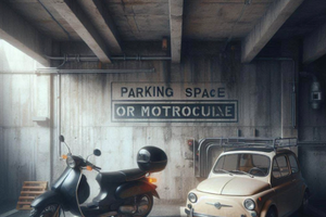 Grottaglie - Posto auto/moto in centro anche uso d