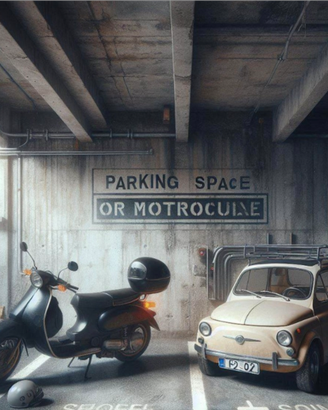 Grottaglie - Posto auto/moto in centro anche uso d