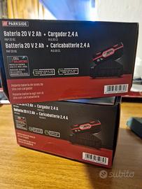 batteria parkside 20v  2ah