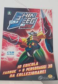 JEEG ROBOT POSTER MANIFESTO PUBBLICITARIO RARO