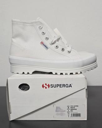 Sneakers alte Superga 2341 Alpina  Taglia 38 Nuove