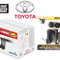 Gancio traino TOYOTA AURIS estraibile + centralina